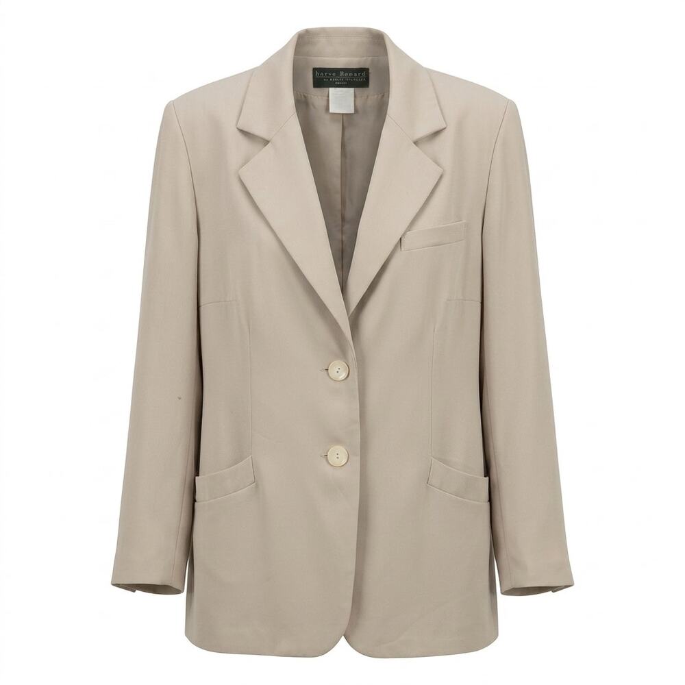Vintage Harve Benard Two Button Blazer Jacket Women See Measurements